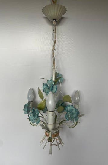 Lustre - Métal - Floral trois feux