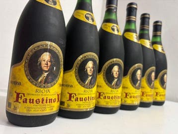 1990 Bodegas Faustino V - Rioja Reserva - 6 Flessen (0.75