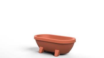 Gardentub Buitenbad 194x94x66 cm 350L Terracotta, Ophalen of Verzenden, Nieuw, Bad