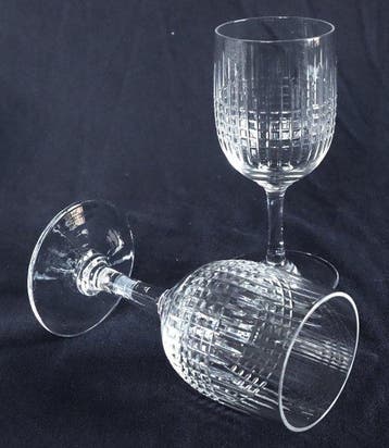 Baccarat - Verre à vin (6) - Modèle Nancy - Cristal