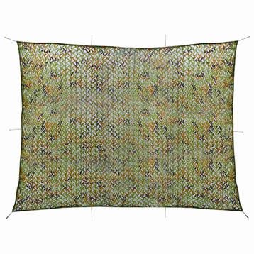 vidaXL Camouflagenet met opbergtas 2x4 m groen, Verzenden, Nieuw