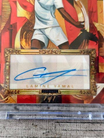 Wild Card Lamine Yamal 1/1 Gesigneerde kaart, Enige