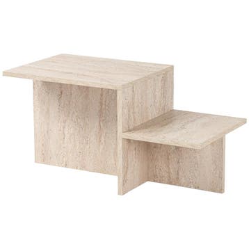 Evila Salontafel - Beige - Nieuw/Ongebruikt - Melamine -, Verzenden, Nieuw, 50 tot 100 cm, Scandinavisch