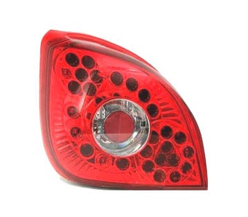 FEUX ARRIÈRE POUR FORD FIESTA MK4 96-02 LED ROUGE CHROMÉ, Verzenden, Nieuw
