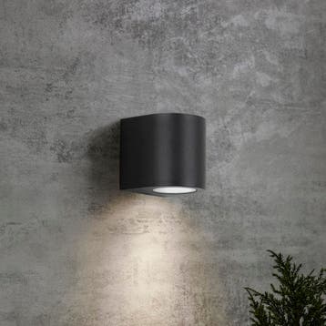 Wandverlichting modern Big Noa Muurlamp Zwart, Verzenden, Nieuw