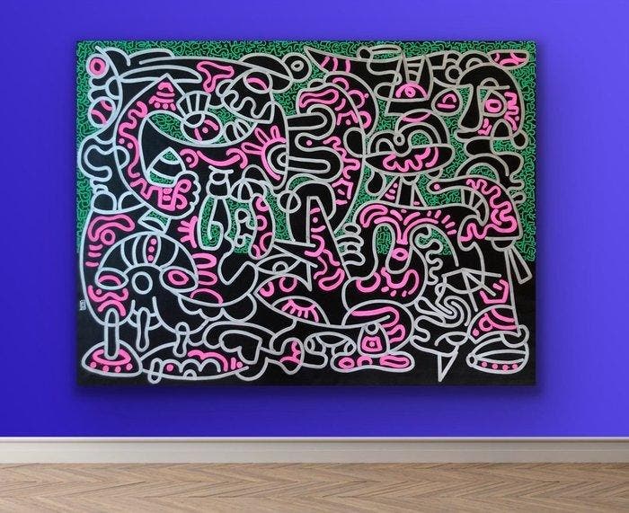 Frantisek Florian - GREP-MA XXL, Antiquités & Art, Art | Peinture | Moderne