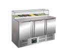SARO Pizzawerkbank met glasvitrine - PS 300 G, Zakelijke goederen, Verzenden, Nieuw in verpakking, Koelen en Vriezen