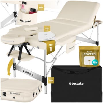 Massagetafel met 3 zones Ko Tao, draagtas, aluminiumframe, Verzenden, Nieuw