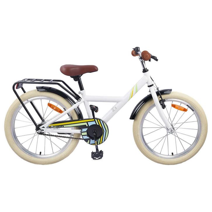 vidaXL Kinderfiets 18 Inch voor 5-7 jaar oud Wit, Fietsen en Brommers, Fietsen | Racefietsen, Nieuw, Verzenden