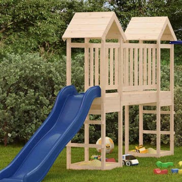 vidaXL Speeltoren 53x46,5x194 cm massief grenenhout, Verzenden, Nieuw