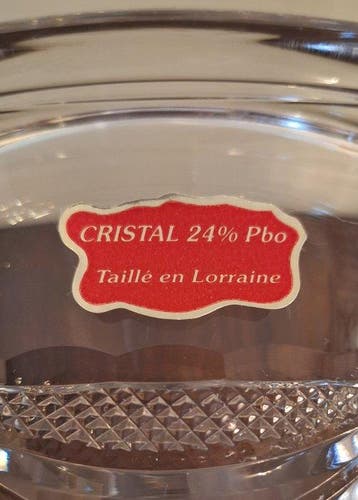 Cristal de Lorraine - Rafraîchisseur à champagne - Gérard -, Antiek en Kunst