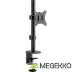 Gembird Single Display Steun Zwart, Computers en Software, Verzenden, Nieuw