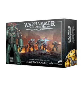 Warhammer The Horus Heresy MKVI tactical squad (Warhammer, Ophalen of Verzenden