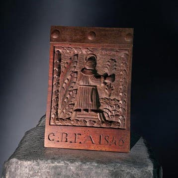 sculptuur, Figura religiosa scolpita in basso rilievo -