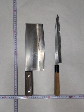 Keukenmes - Staal, Hout - Japan - Sakai Toji Traditionele