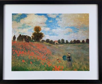 Claude Monet (after) - The Poppy Field near Argenteuil
