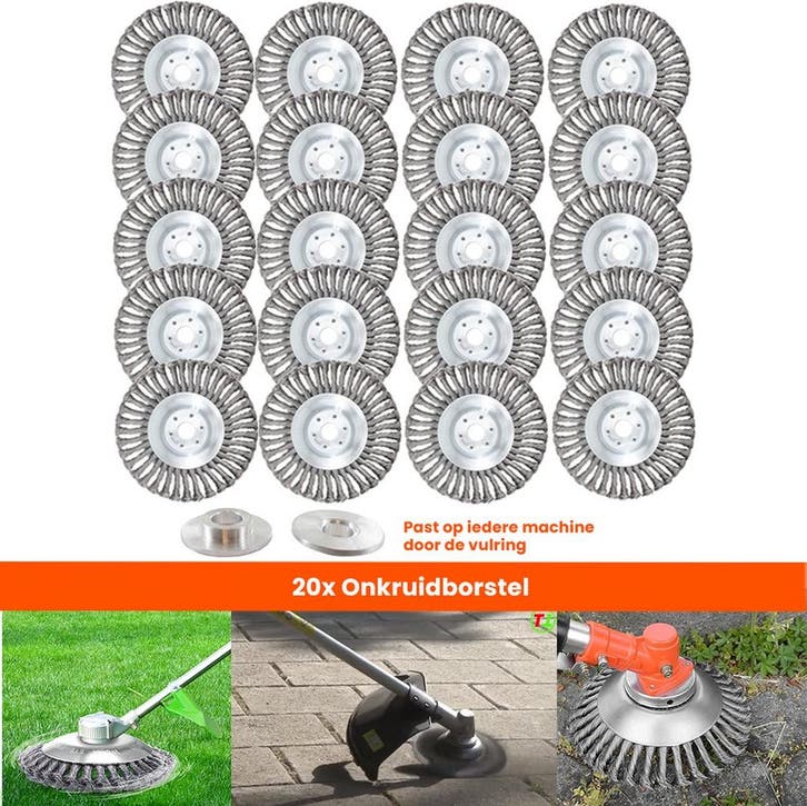 Set van 20 Stuks ! Universele Onkruidborstel – 20 CM –, Jardin & Terrasse, Outils à main