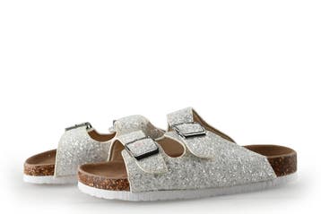 Colors of California Slippers Meisjes in maat 30 Zilver, Verzenden, Schoenen
