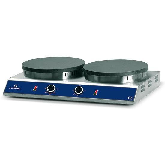 Crêpe Bakplaat | 6.4kW |  Ø350 mm | 2 Gietijzeren Platen |, Zakelijke goederen, Horeca | Keukenapparatuur, Nieuw in verpakking