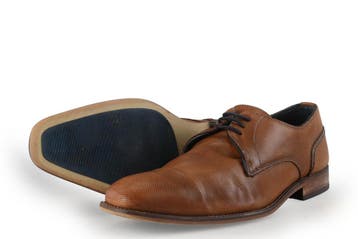 Manfield Veterschoenen in maat 43 Cognac, Verzenden, Veterschoenen