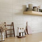 Wandtegel Handvorm Boch Magnes Beige Mat 7,5x30 (Muurtegels), Nieuw, 20 tot 40 cm, 10 m² of meer, Wandtegels