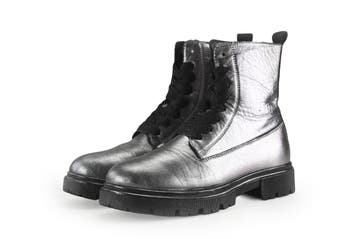 Muyters Veterboots Meisjes in maat 34 Zilver, Verzenden, Schoenen