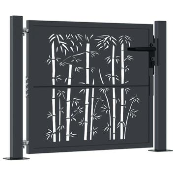 Stalen Poort Antraciet | Tweede kansje | Grijp ze!, Tuin en Terras, Verzenden, Zo goed als nieuw, Minder dan 100 cm, Looppoort