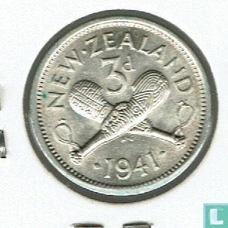 Nieuw-Zeeland 3 pence 1941, Postzegels en Munten, Munten | Oceanië, Losse munt, Goud, Zilver, Verzenden
