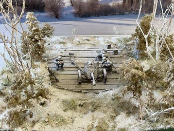 Tamiya - Speelgoed 3.7 cm Pak 36 Met stielgrenate in, Nieuw