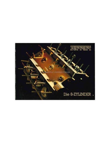 1985 FERRARI 8 CILINDERS PERSMAP DUITS 370/85