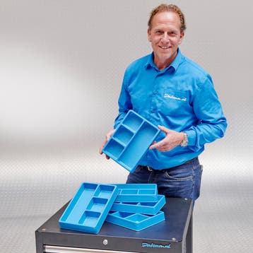 Datona Vakverdelingen set voor 3 lades - Datona - Blauw, Doe-het-zelf en Bouw, Ophalen of Verzenden, Nieuw