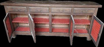 Hoog dressoir - Hout