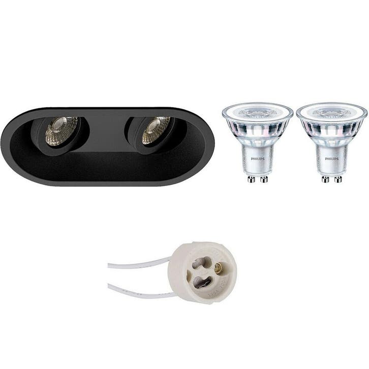 Energiezuinige 6W LED Spot Set - Kantelbare Inbouwspot Mat Z, Huis en Inrichting, Lampen | Spots, Nieuw, Verzenden