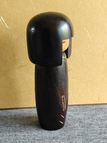 Sculpture, Kokeshi dolls - 18.5 cm - Bois