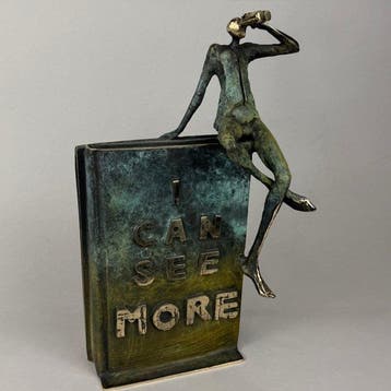 Dariusz Zielinski - “I CAN SEE MORE” - 70cm -bronze