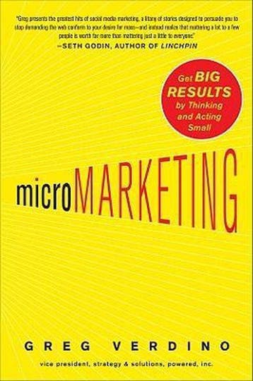 Micromarketing 9780071664868 Greg Verdino, Verzenden, Greg Verdino