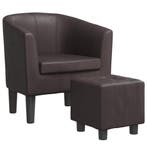 Kuipstoel + voetenbank | Tweede kansje | OP = OP (fauteuil), Huis en Inrichting, Gebruikt, Verzenden, Minder dan 75 cm, Modern