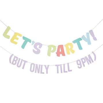Gekleurde Slinger LetS Party! 2m, Verzenden, Nieuw