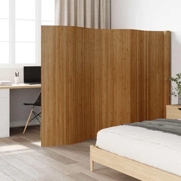 vidaXL Kamerscherm breedte 600 cm hoogte 165 cm bamboe bruin, Huis en Inrichting, Verzenden, Nieuw