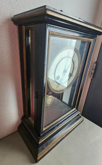Pendule à balancier (3) - Bois - 1950-1960 - Horloges/pièces, Antiquités & Art