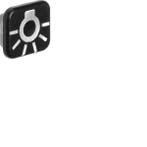 Hager Berker W.1 Lens With Light Symbol Set Of 10 - 18223501, Doe-het-zelf en Bouw, Elektriciteit en Kabels, Verzenden, Nieuw