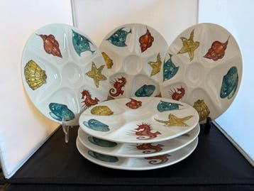 Villeroy & Boch - Service à huîtres (6) - Porcelaine