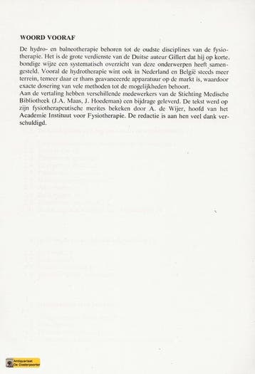 Hydrotherapie en balneotherapie 9789060872734 Otto Gillert, Verzenden, Otto Gillert