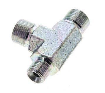 Raccord en T G1/4 x G3/8 Mâle Acier 325bar (4566.25psi), Verzenden