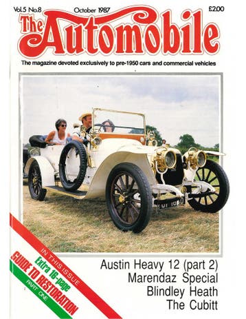 1987 THE AUTOMOBILE MAGAZINE 08, Livres, Autos | Brochures & Magazines