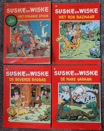 Suske en Wiske 150 t/m 231 - opeenvolgende reeks SC - 82, Nieuw