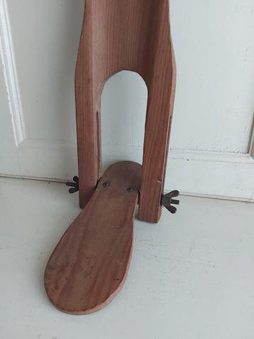 Medisch instrument - Antieke houten beenspalk uit