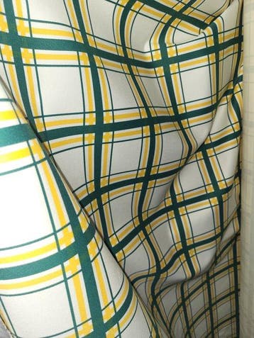 Prachtige moderne tartanstof gemaakt in Italië - Textiel -
