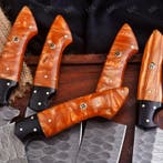 Keukenmes - Chefs knife - Gevouwen staal ,hars - Noord