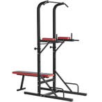 tectake Krachtstation Reeves - zwart, Verzenden, Nieuw